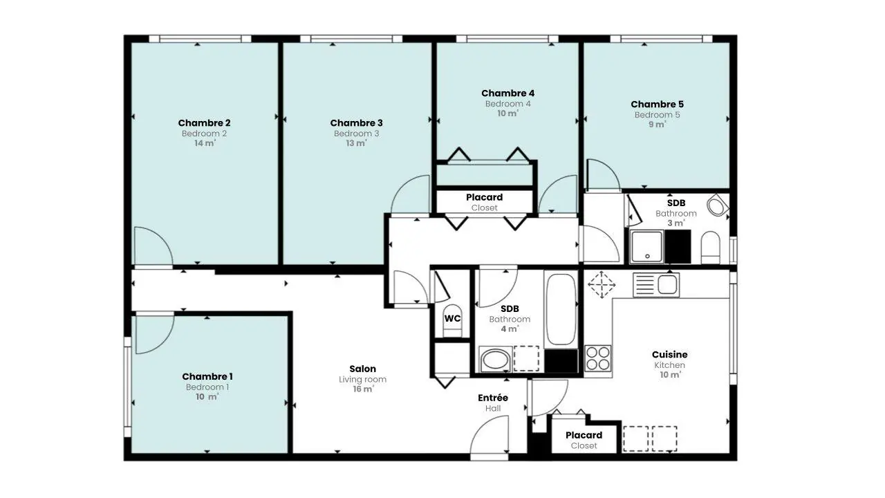 Ensuite Rooms view 1