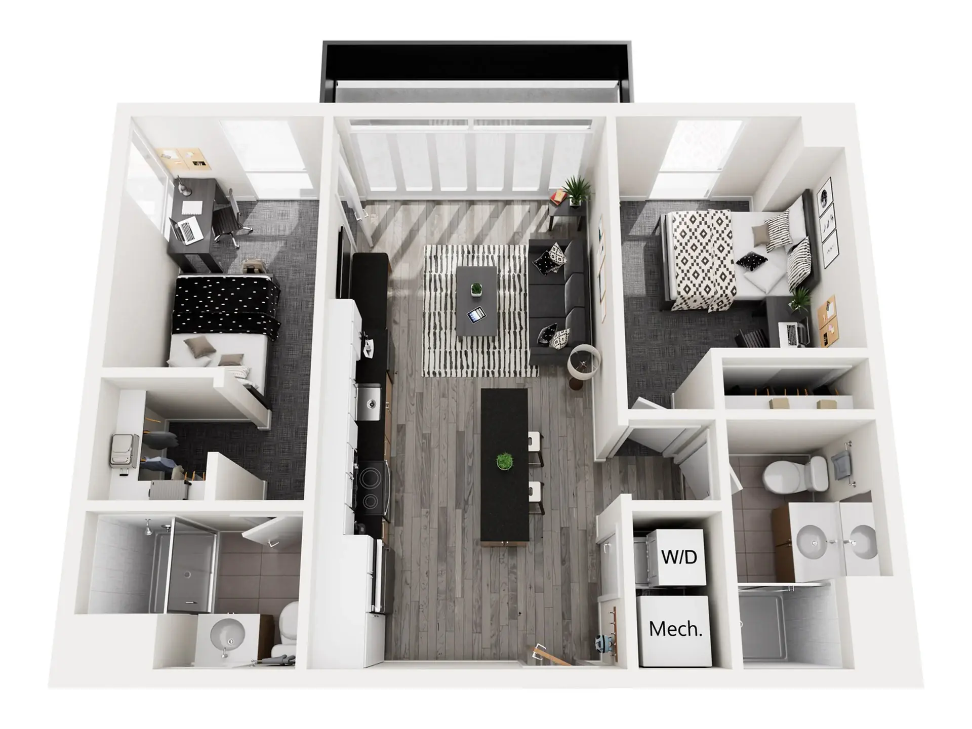 3X5DX3 Rooms view 1