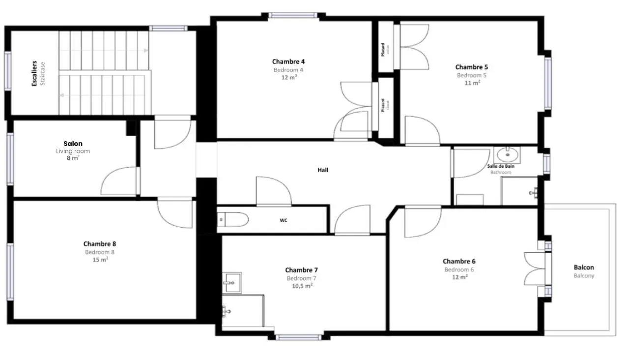Ensuite Rooms view 1