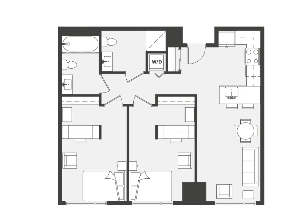 Shared Rooms view 2