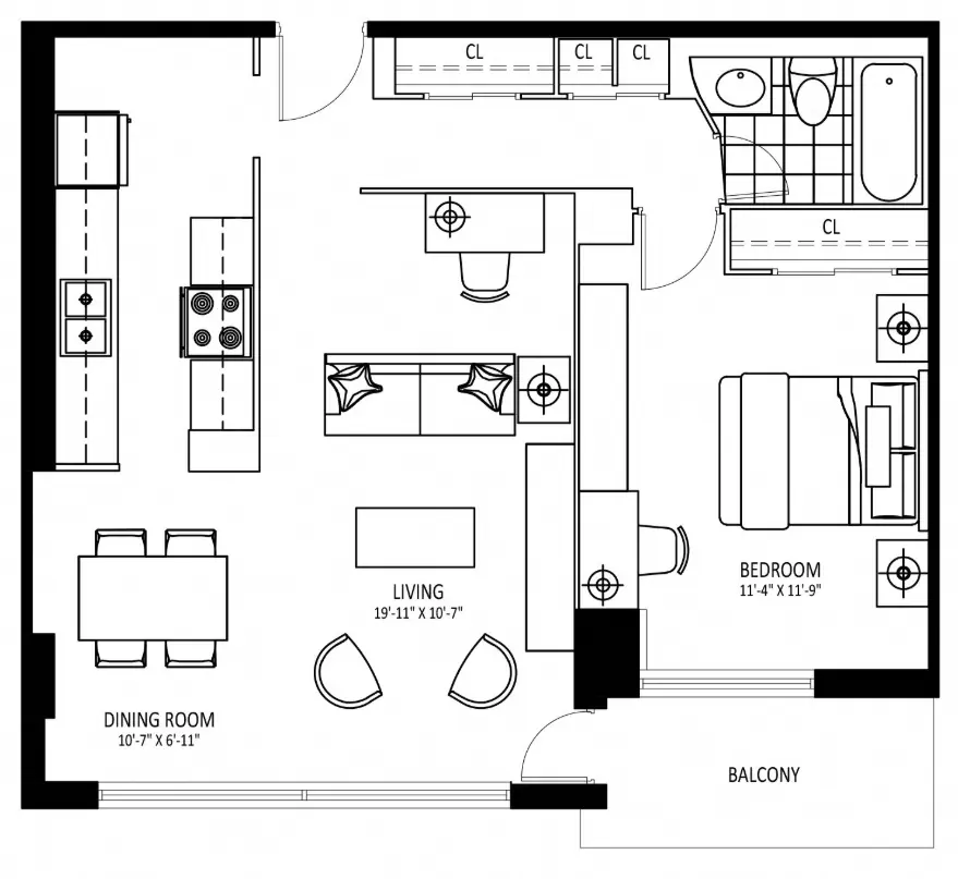 2 Rooms view 1