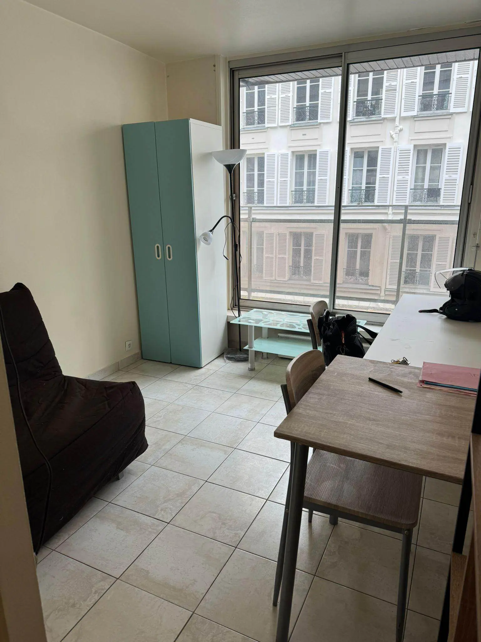 PARIS 5e·14m²·F1·Studio·With furniture