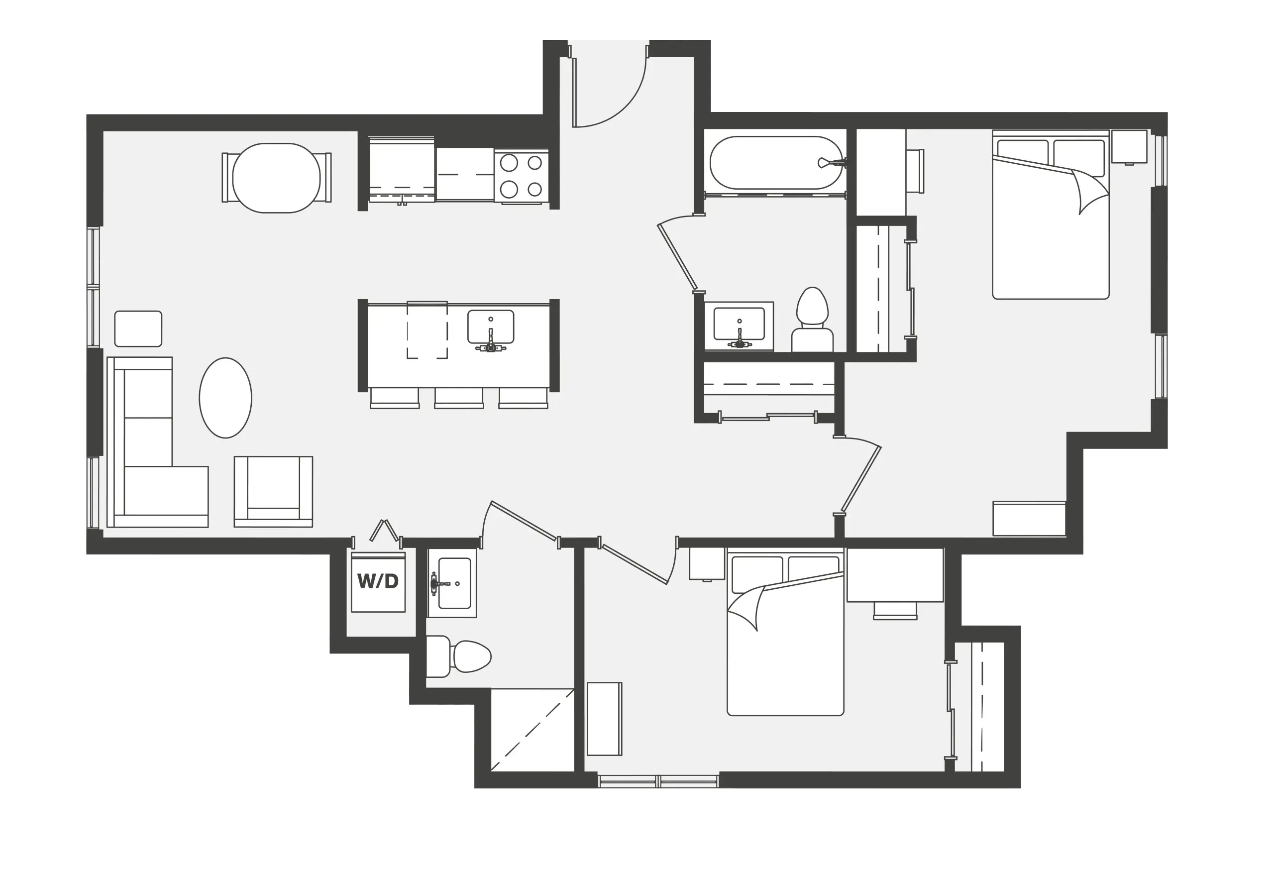 2x2 Rooms view 2