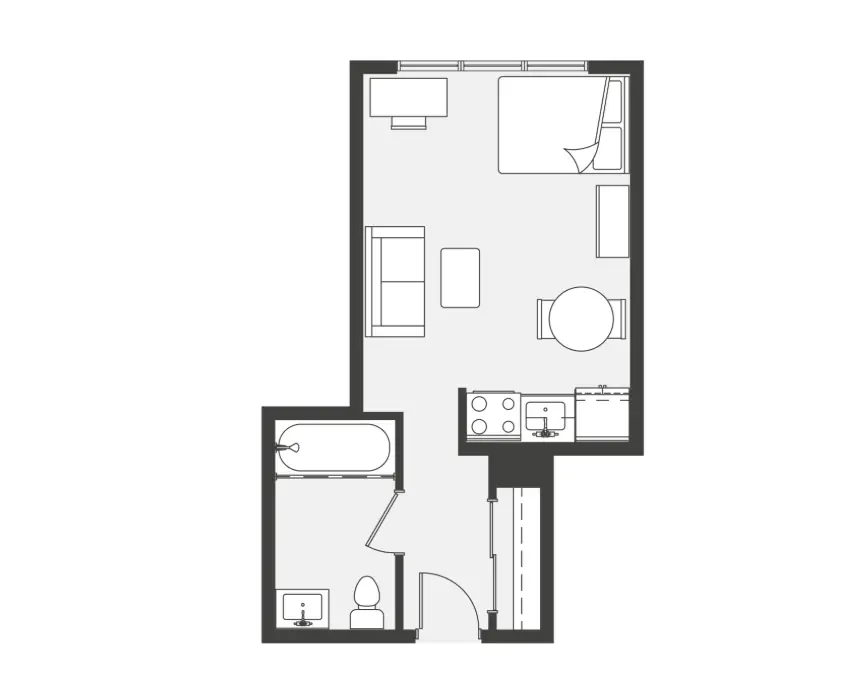 Studio Rooms view 2