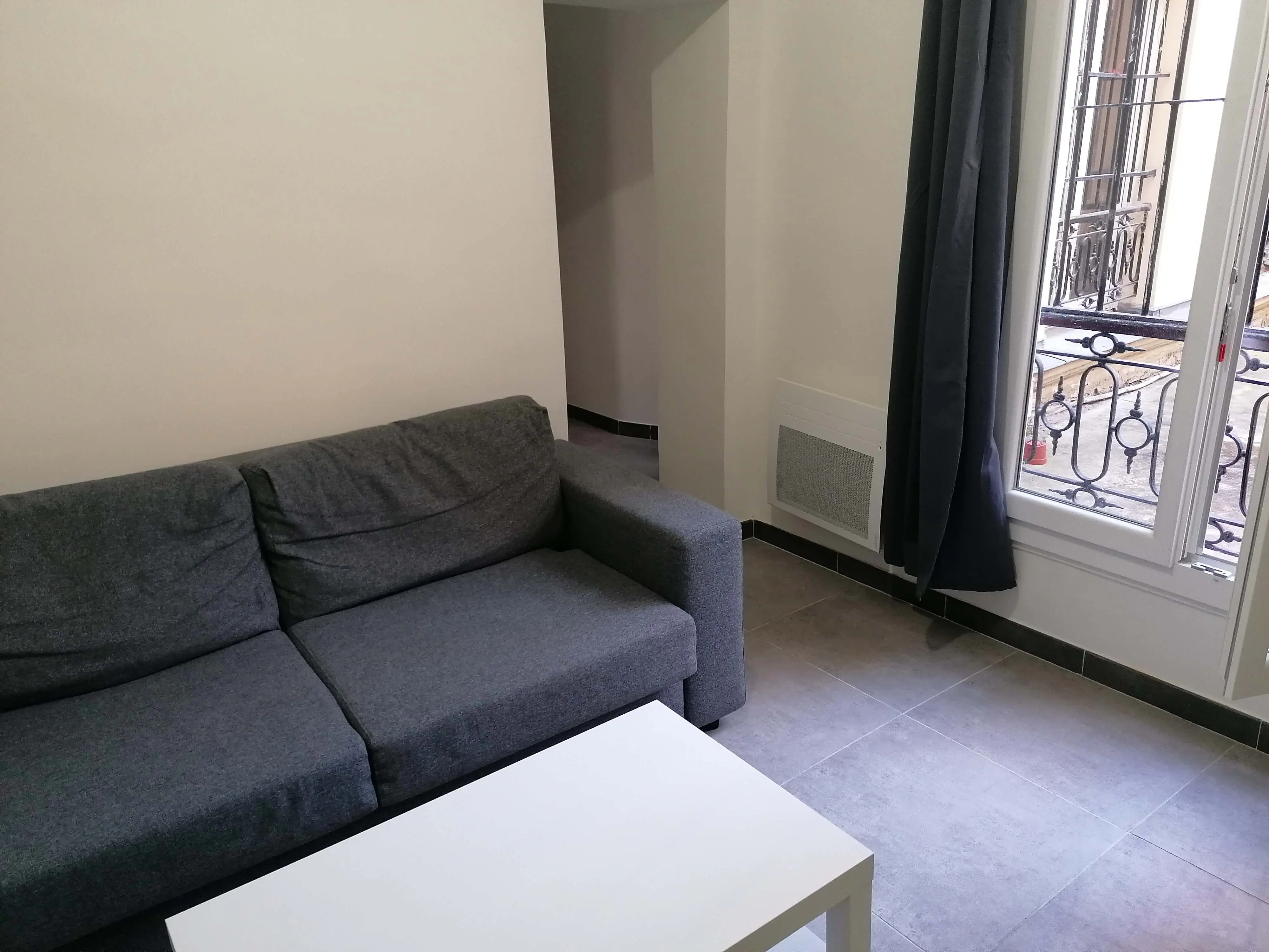 PARIS 10e·17.5m²·F1·Studio·With furniture