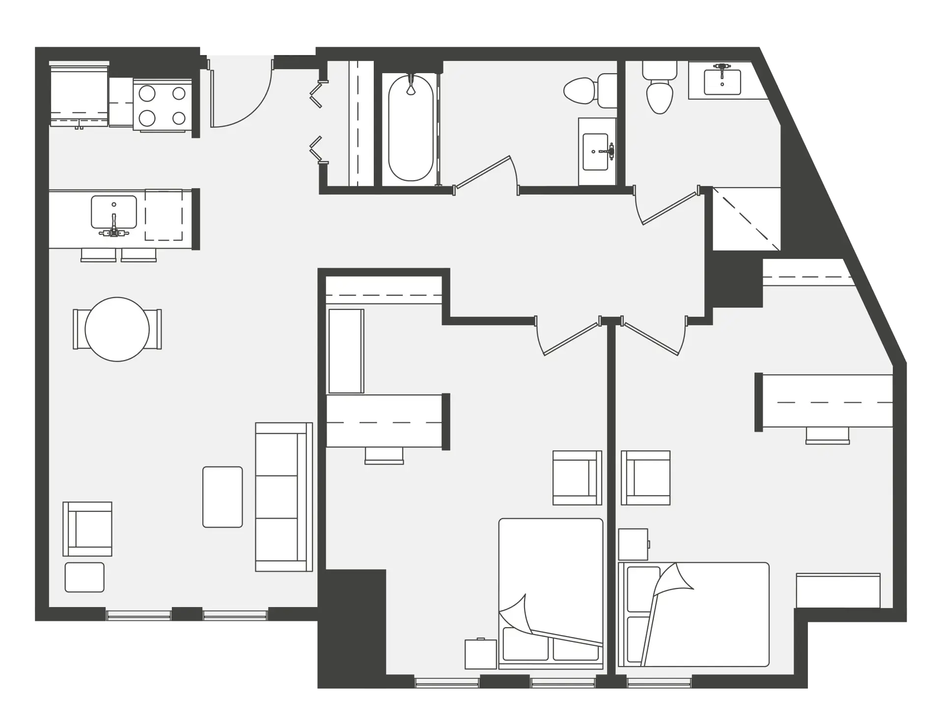 2 Rooms view 2