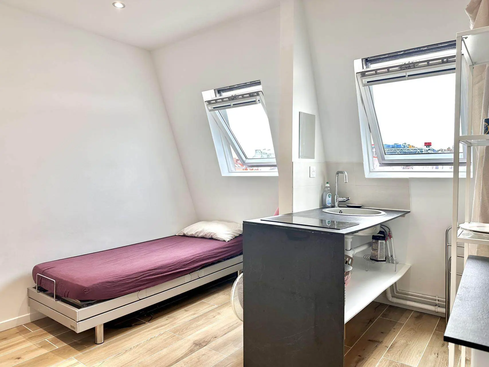 PARIS 3e·11m²·F1·Studio·With furniture